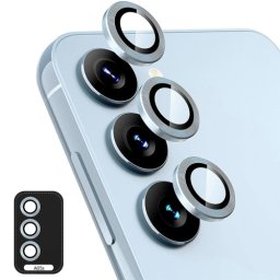 ENKAY ALU üveg Samsung Galaxy A05s fényképezőgéphez kék