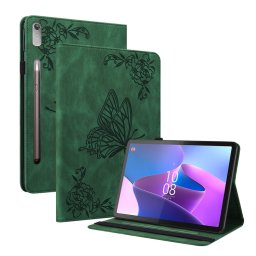 ART BUTTERFLY pénztárca tok Lenovo Tab P12 zöld színben