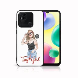 PROTEMIO MY ART Védőburkolat Xiaomi Redmi 10A TOUGH GIRL (131) készülékhez