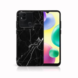 PROTEMIO MY ART Védőburkolat Xiaomi Redmi 10A BLACK MARBLE (142) készülékhez