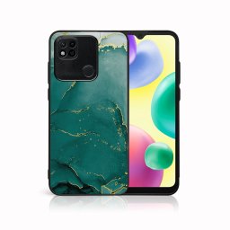 PROTEMIO MY ART Védőburkolat Xiaomi Redmi 10A GREEN MARBLE (145) készülékhez