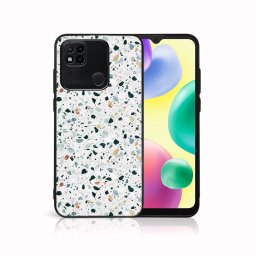 PROTEMIO MY ART Védőburkolat Xiaomi Redmi 10A GREY TERRAZZO (163) telefonhoz