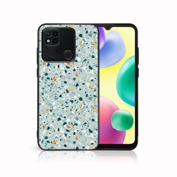 PROTEMIO MY ART Védőburkolat Xiaomi Redmi 10A BLUE TERRAZZO (164) telefonhoz
