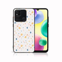 PROTEMIO MY ART Védőburkolat Xiaomi Redmi 10A ORANGE TERRAZZO (165) telefonhoz