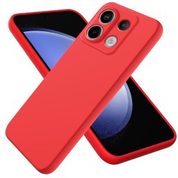 RUBBER Védőburkolat Xiaomi Redmi Note 13 Pro 5G / Xiaomi Poco X6 5G piros