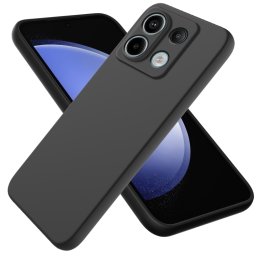 RUBBER Xiaomi Redmi Note 13 Pro 5G / Xiaomi Poco X6 5G védőburkolat fekete