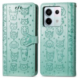 ART ANIMALS Pénztárcahuzat Xiaomi Redmi Note 13 Pro 5G / Xiaomi Poco X6 5G telefonhoz zöld