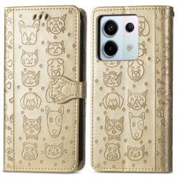 ART ANIMALS Pénztárcahuzat Xiaomi Redmi Note 13 Pro 5G / Xiaomi Poco X6 5G arany színű