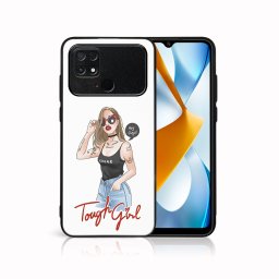 PROTEMIO MY ART Védőburkolat Xiaomi Poco C40 TOUGH GIRL (131) készülékhez