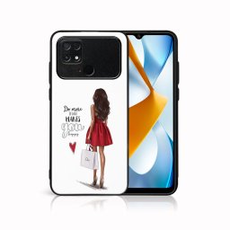 PROTEMIO MY ART Védőhuzat Xiaomi Poco C40 RED DRESS (137) készülékhez