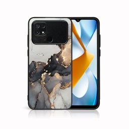 PROTEMIO MY ART Védőburkolat Xiaomi Poco C40 GREY MARBLE (140) készülékhez