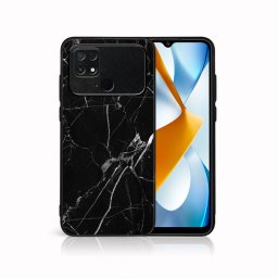 PROTEMIO MY ART Védőburkolat Xiaomi Poco C40 BLACK MARBLE (142) készülékhez