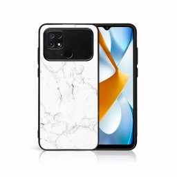 PROTEMIO MY ART Védőburkolat Xiaomi Poco C40 WHITE MARBLE (144) készülékhez