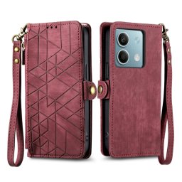 GEOM Wallet tok Xiaomi Redmi Note 13 5G piros telefonhoz