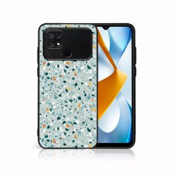 PROTEMIO MY ART Védőburkolat Xiaomi Poco C40 BLUE TERRAZZO (164) készülékhez