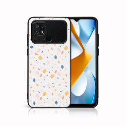 PROTEMIO MY ART Védőburkolat Xiaomi Poco C40 ORANGE TERRAZZO (165) készülékhez