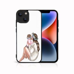PROTEMIO MY ART Védőburkolat Apple iPhone 14 BABY GIRL (111) telefonhoz