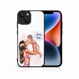 PROTEMIO MY ART Védőburkolat Apple iPhone 14 LOVING MOM (115) telefonhoz