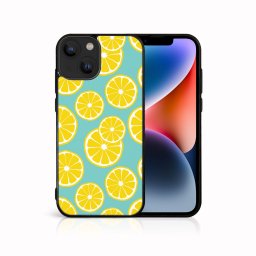 PROTEMIO MY ART Védőburkolat Apple iPhone 14 LEMON (121) telefonhoz