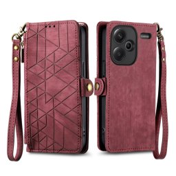 GEOM Wallet tok Xiaomi Redmi Note 13 Pro+ 5G piros telefonhoz