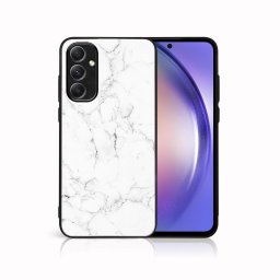 PROTEMIO MY ART Védőburkolat Samsung Galaxy A14 / A14 5G WHITE MARBLE (144) telefonhoz