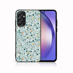 PROTEMIO MY ART Védőburkolat Samsung Galaxy A14 / A14 5G BLUE TERRAZZO (164) telefonhoz