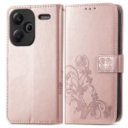 ART FLOWER S pénztárca tok Xiaomi Redmi Note 13 Pro+ 5G világos rózsaszín