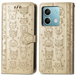 ART ANIMALS Pénztárcahuzat Xiaomi Redmi Note 13 5G arany