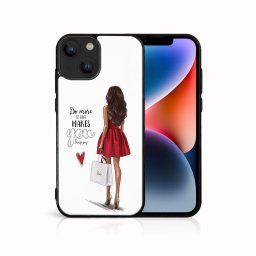 PROTEMIO MY ART Védőburkolat Apple iPhone 14 Plus RED DRESS (137) telefonhoz