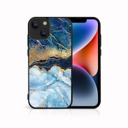 PROTEMIO MY ART Védőburkolat Apple iPhone 14 Plus BLUE MARBLE (141) telefonhoz