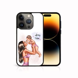 PROTEMIO MY ART Védőburkolat Apple iPhone 14 Pro telefonhoz LOVING MOM (115)