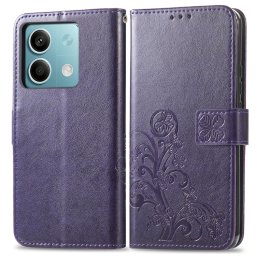 ART FLOWER S pénztárca tok Xiaomi Redmi Note 13 5G lila telefonhoz