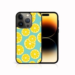 PROTEMIO MY ART Védőburkolat Apple iPhone 14 Pro LEMON (121) telefonhoz