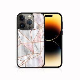 PROTEMIO MY ART Védőburkolat Apple iPhone 14 Pro PINK MARBLE (143) telefonhoz