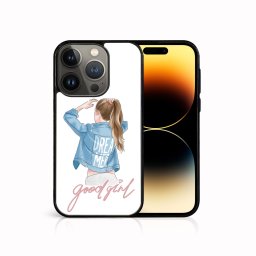 PROTEMIO MY ART Védőburkolat Apple iPhone 14 Pro Max GOOD GIRL (130) telefonhoz