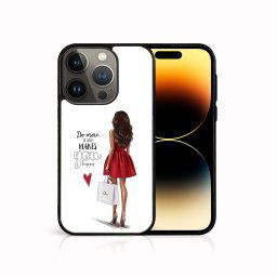 PROTEMIO MY ART Védőburkolat Apple iPhone 14 Pro Max RED DRESS (137) telefonhoz