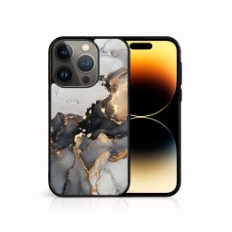 PROTEMIO MY ART Védőburkolat Apple iPhone 14 Pro Max GREY MARBLE (140) telefonhoz