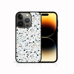 PROTEMIO MY ART Védőburkolat Apple iPhone 14 Pro Max GREY TERRAZZO (163) telefonhoz
