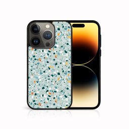 PROTEMIO MY ART Védőburkolat Apple iPhone 14 Pro Max BLUE TERRAZZO (164) telefonhoz
