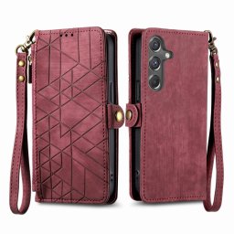 GEOM Wallet tok Samsung Galaxy A15 / A15 5G piros telefonhoz