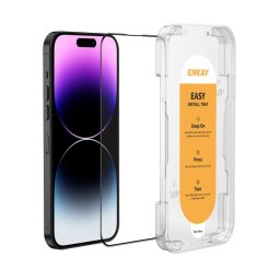 ENKAY 3D Edzett védőüveg Apple iPhone 14 Pro telefonhoz
