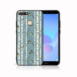 PROTEMIO MY ART borító karácsonyi dizájnnal Huawei Y6 Prime 2018 BIRCH (072)