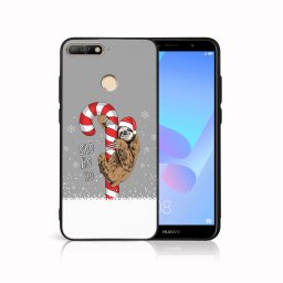 PROTEMIO MY ART borító karácsonyi dizájnnal, Huawei Y6 Prime 2018 CANDY (076)