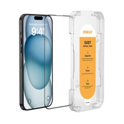 ENKAY 3D Edzett védőüveg Apple iPhone 15 / iPhone 16 telefonhoz