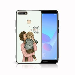 PROTEMIO MY ART Védőburkolat Huawei Y6 Prime 2018 MOM LIFE készülékhez (118)