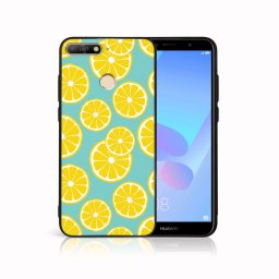 PROTEMIO MY ART Védőburkolat Huawei Y6 Prime 2018 LEMON (121) készülékhez