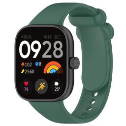 SZILIKON Cserélhető szíj Redmi Watch 4-hez sötétzöld