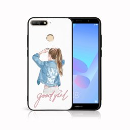 PROTEMIO MY ART Védőburkolat Huawei Y6 Prime 2018 GOOD GIRL készülékhez (130)