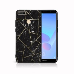 PROTEMIO MY ART Védőburkolat Huawei Y6 Prime 2018 POLYGONAL (150) készülékhez