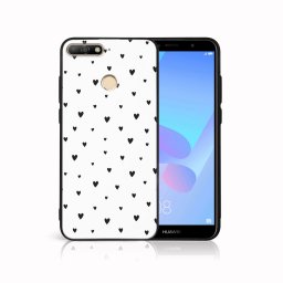 PROTEMIO MY ART Védőburkolat Huawei Y6 Prime 2018 BLACK HE ART S (167) készülékhez
